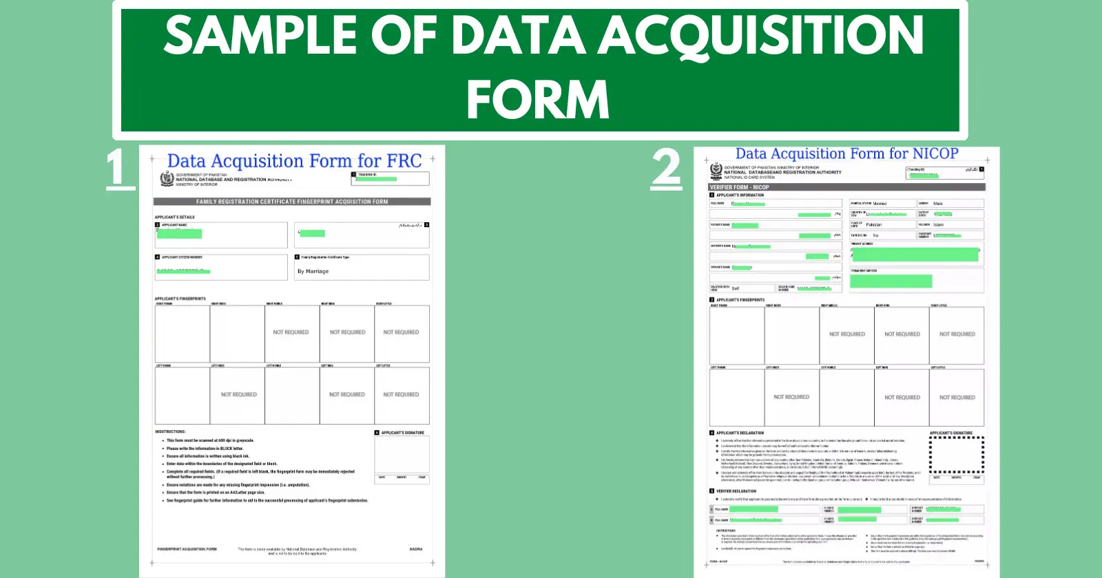 Upload NADRA Data Acquisition Form Now: Step-by-Step Guide